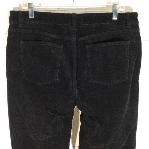 Talbots Signature Black Corduroy Pants - Size 14 - Picture 7 of 10
